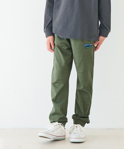 coca(coca)(コカ)の「【WEB限定セール】キッズ ネームストレッチジョガーパンツ(スウェットパンツ・キッズ・ブラック/カーキ・120/130/140/150)」の14枚目の写真