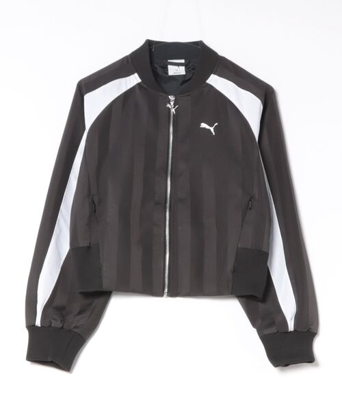 PUMA(プーマ)の「PUMA/プーマ ショート丈 トラックジャケット FUTURE.PUMA.ARCHIVE JKT 636853(その他アウター・レディース・レッド/ブラック・M)」の11枚目の写真
