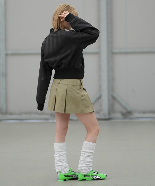 PUMA(プーマ)の「PUMA/プーマ ショート丈 トラックジャケット FUTURE.PUMA.ARCHIVE JKT 636853(その他アウター・レディース・レッド/ブラック・M)」の8枚目の写真