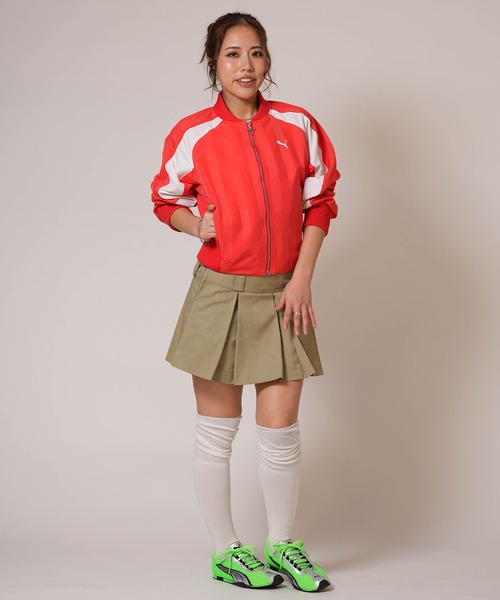 PUMA(プーマ)の「PUMA/プーマ ショート丈 トラックジャケット FUTURE.PUMA.ARCHIVE JKT 636853(その他アウター・レディース・レッド/ブラック・M)」の14枚目の写真
