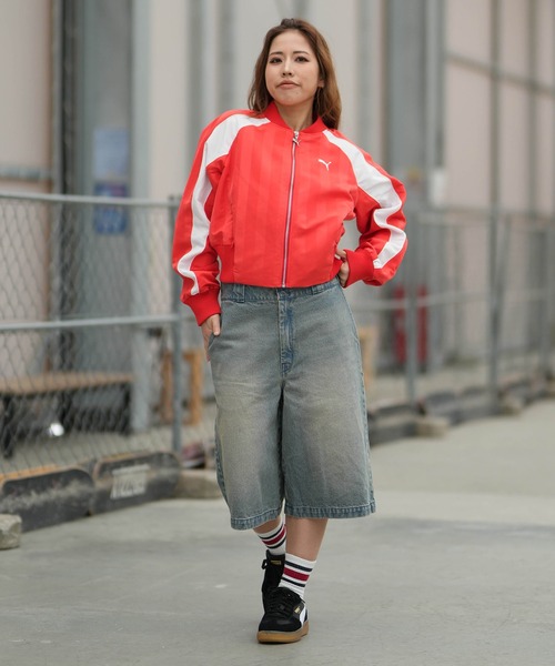 PUMA(プーマ)の「PUMA/プーマ ショート丈 トラックジャケット FUTURE.PUMA.ARCHIVE JKT 636853(その他アウター・レディース・レッド/ブラック・M)」の16枚目の写真