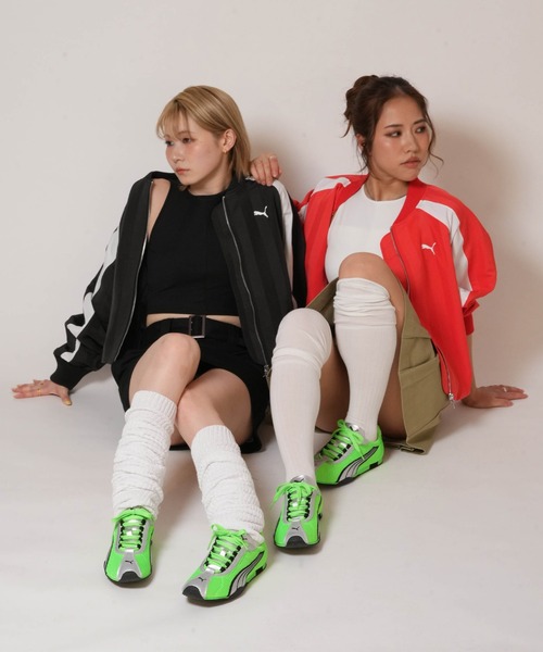 PUMA(プーマ)の「PUMA/プーマ ショート丈 トラックジャケット FUTURE.PUMA.ARCHIVE JKT 636853(その他アウター・レディース・レッド/ブラック・M)」の19枚目の写真