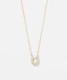 Jewel closet by L&Co.（ジュエルクローゼットバイエルアンドコー）の「K10 馬蹄 カラーストーン ネックレス（ネックレス）」