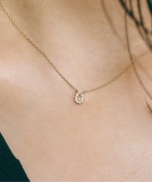 Jewel closet by L&Co.（ジュエルクローゼットバイエルアンドコー）の「K10 馬蹄 カラーストーン ネックレス（ネックレス）」
