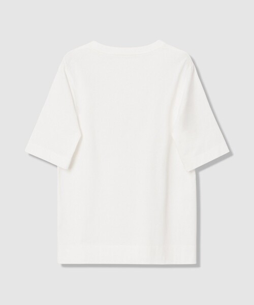 ANAYI(アナイ)の「コットン天竺半袖レギュラー プルオーバー(Tシャツ/カットソー・レディース・ブラック/ピンク/オフホワイト・38/36)」の5枚目の写真