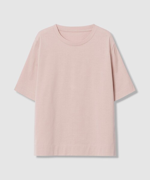 ANAYI(アナイ)の「コットン天竺半袖レギュラー プルオーバー(Tシャツ/カットソー・レディース・ブラック/ピンク/オフホワイト・38/36)」の8枚目の写真