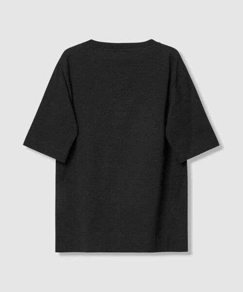 ANAYI（アナイ）の「コットン天竺半袖レギュラー プルオーバー（Tシャツ/カットソー・レディース・ブラック/ピンク/オフホワイト/チャコールグレー・38/36）」の7枚目の写真