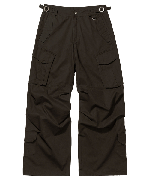 FLAVORISM（フレーバリズム）の「VTG Washed Cargo Pants (TP0064-4)（スウェットパンツ・メンズ・ダークブラウン・MEDIUM/LARGE/X-LARGE）」の2枚目の写真