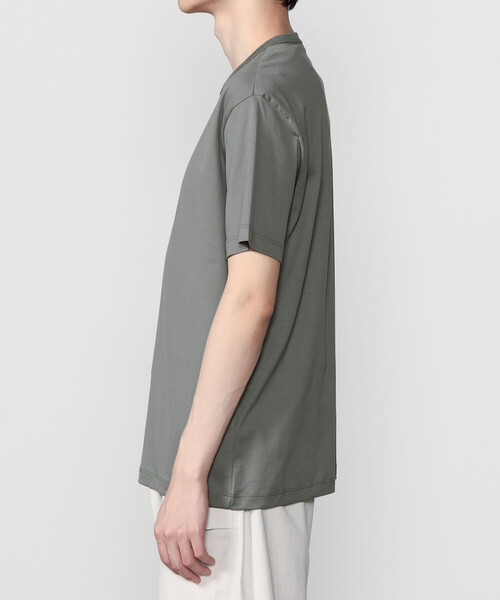 handvaerk(ハンドバーク)の「handvaerk | 60/2 クルーネック半袖Tシャツ SOLID MEN(Tシャツ/カットソー・メンズ・ブラック/ブラウン系その他/グレー系その他/ダークグレー/グリーン系その他/ホワイト・L/S/XL/M)」の10枚目の写真