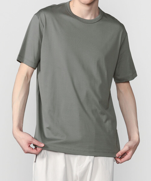 handvaerk(ハンドバーク)の「handvaerk | 60/2 クルーネック半袖Tシャツ SOLID MEN(Tシャツ/カットソー・メンズ・ブラック/ブラウン系その他/グレー系その他/ダークグレー/グリーン系その他/ホワイト・L/S/XL/M)」の12枚目の写真