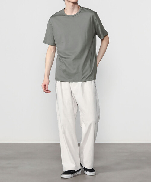 handvaerk(ハンドバーク)の「handvaerk | 60/2 クルーネック半袖Tシャツ SOLID MEN(Tシャツ/カットソー・メンズ・ブラック/ブラウン系その他/グレー系その他/ダークグレー/グリーン系その他/ホワイト・L/S/XL/M)」の14枚目の写真