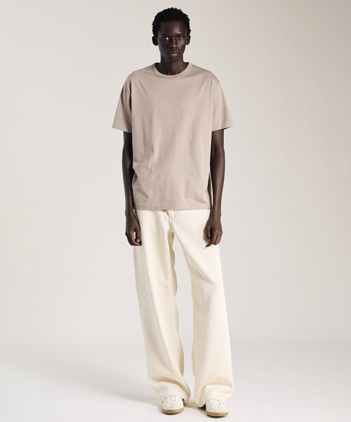 handvaerk(ハンドバーク)の「handvaerk | 60/2 クルーネック半袖Tシャツ SOLID MEN(Tシャツ/カットソー・メンズ・ブラック/ブラウン系その他/グレー系その他/ダークグレー/グリーン系その他/ホワイト・L/S/XL/M)」の17枚目の写真