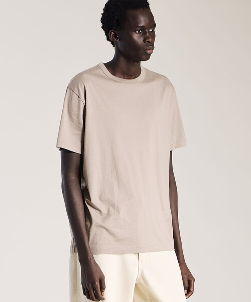 handvaerk(ハンドバーク)の「handvaerk | 60/2 クルーネック半袖Tシャツ SOLID MEN(Tシャツ/カットソー・メンズ・ブラック/ブラウン系その他/グレー系その他/ダークグレー/グリーン系その他/ホワイト・L/S/XL/M)」の5枚目の写真