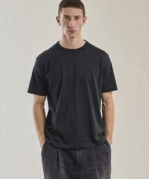 handvaerk | handvaerk | 60/2 クルーネック半袖Tシャツ SOLID MEN(Tシャツ/カットソー)
