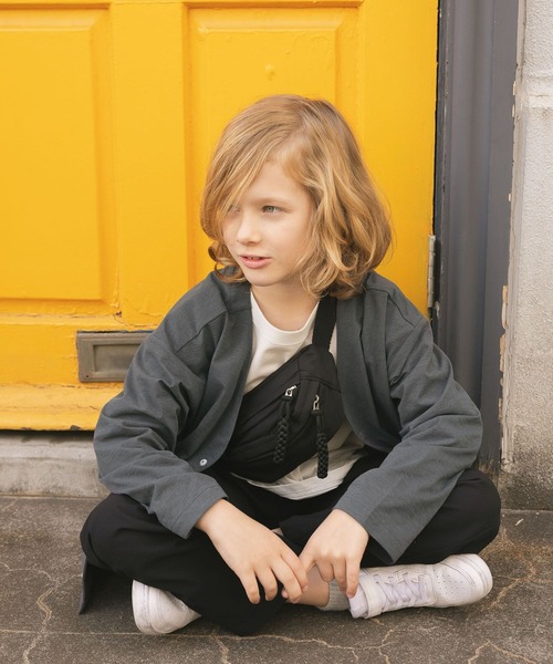 GLOBAL WORK(グローバルワーク)の「スゴラクストレッチサッカーパンツ/634288(その他パンツ・キッズ・ブラック/チャコールグレー・160cm/150cm/140cm/130cm)」の8枚目の写真