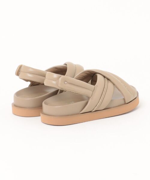MACKINTOSH PHILOSOPHY(マッキントッシュ フィロソフィー)の「クロスパデットストラップフットベッドサンダル(サンダル・レディース・ブラック/サンドベージュ/アイボリー・23.0cm/22.5cm/22.0cm/24.5cm/23.5cm/24.0cm)」の4枚目の写真