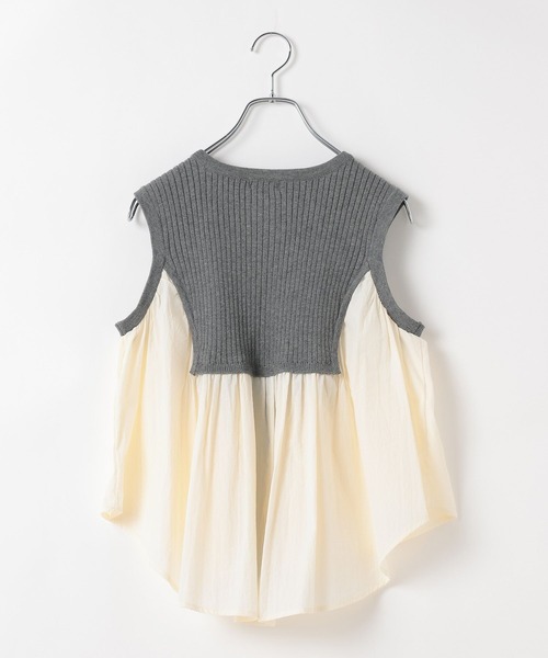 LEPSIM（レプシィム）の「WZIPドッキングベスト　661521（ベスト・レディース・グレー/カーキブラウン/ブラック・FREE）」の10枚目の写真