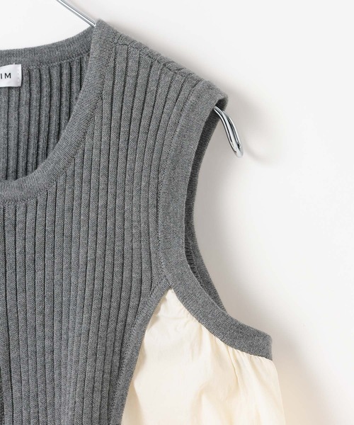 LEPSIM（レプシィム）の「WZIPドッキングベスト　661521（ベスト・レディース・グレー/カーキブラウン/ブラック・FREE）」の12枚目の写真