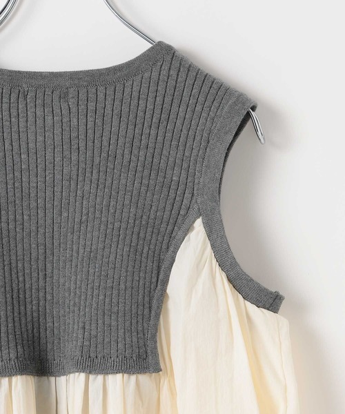 LEPSIM（レプシィム）の「WZIPドッキングベスト　661521（ベスト・レディース・グレー/カーキブラウン/ブラック・FREE）」の14枚目の写真