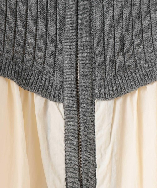 LEPSIM（レプシィム）の「WZIPドッキングベスト　661521（ベスト・レディース・グレー/カーキブラウン/ブラック・FREE）」の17枚目の写真