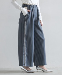 &. NOSTALGIA | ストライプドッキングラインパンツ(セットアップ対応)(その他パンツ)