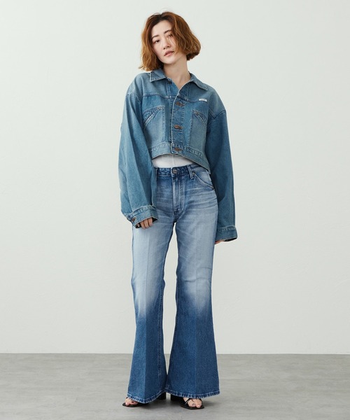 Lee(リー)の「Wrangler/ラングラー【US ORIGINAL】ベルボトムジーンズ(デニムパンツ・レディース・ブルー・X-SMALL/SMALL/MEDIUM)」の10枚目の写真