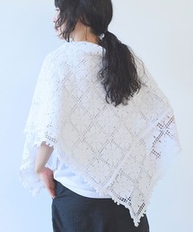 yuni（ユニ　）の「cotton squere lace ショール（ストール/ショール）」