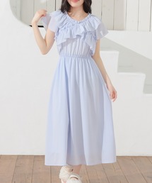 Honeys（ハニーズ）の「クロスフリルワンピース（ワンピース）」