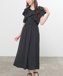 Honeys（ハニーズ）の「クロスフリルワンピース（ワンピース）」
