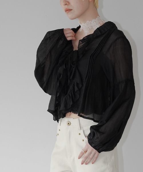 フリルシアーブラウス chw26s180-ファッション通販サイト-chuclla,FANO