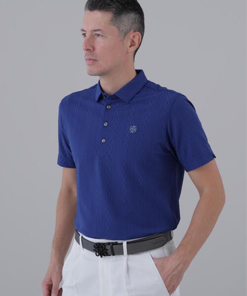 美品 St ANDREWS SCOTLAND ポロシャツ LL メンズ 総柄 ST ANDREWS(セントアンドリュース) ポロシャツ｜中古ゴルフウェア通販