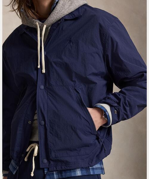 POLO RALPH LAUREN(ポロ ラルフ ローレン)の「Hayford コーチズ ジャケット(ブルゾン・メンズ・ネイビー系1・L/M)」の4枚目の写真