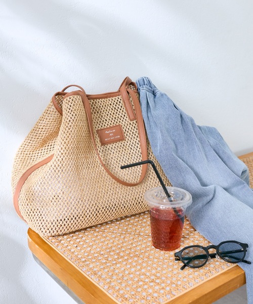 PUAL CE CIN（ピュアルセシン）の「雑材トートバッグ（トートバッグ・レディース・ベージュ・FREE）」の15枚目の写真