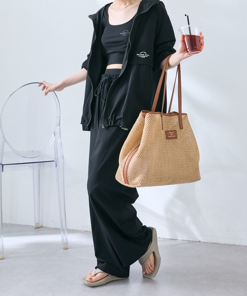 PUAL CE CIN（ピュアルセシン）の「雑材トートバッグ（トートバッグ・レディース・ベージュ・FREE）」の11枚目の写真