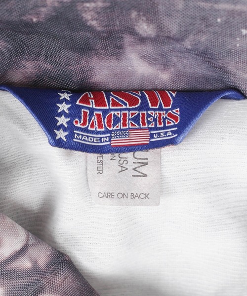 American Spirit Wear（アメリカンスピリットウェア）の「【T18】【ASW/AMERICAN SPIRIT WEAR/アメリカンスピリットウェア】Coach Jacket-1Color Tie-Dye（ブルゾン・メンズ・その他4/その他1/その他3・LARGE/MEDIUM）」の12枚目の写真
