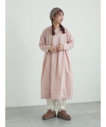 TSUHARU by Samansa Mos2 | 【tukuroi】綿麻平織製品染めワンピース(ワンピース)