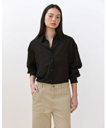Mago Stripe Shirt [Black]