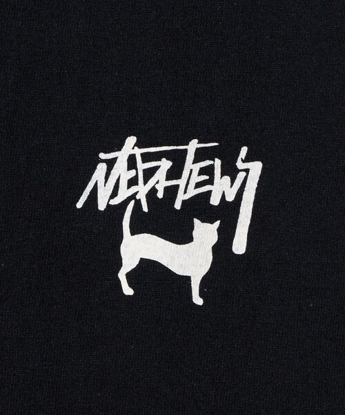 The DUFFER N NEPHEWS(ザ ダファーアンドネフューズ)の「<The DUFFER N NEPHEWS> CAT TEE BLK/Tシャツ(Tシャツ/カットソー・メンズ・ブラック・S/M)」の5枚目の写真