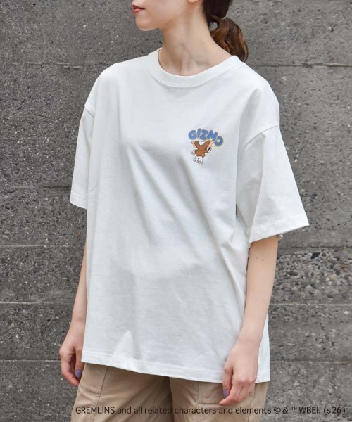 Bleu Bleuet(ブルーブルーエ)の「グレムリンサガラプリントTシャツ(Tシャツ/カットソー・レディース・ホワイト/ブラック/ピンク・L/M)」の15枚目の写真