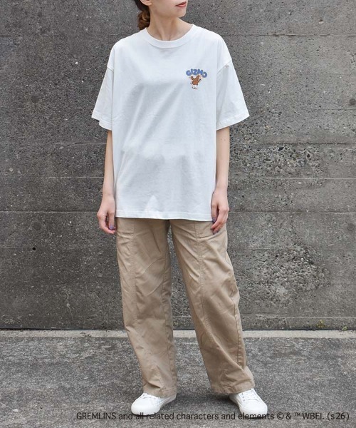 Bleu Bleuet(ブルーブルーエ)の「グレムリンサガラプリントTシャツ(Tシャツ/カットソー・レディース・ホワイト/ブラック/ピンク・L/M)」の17枚目の写真