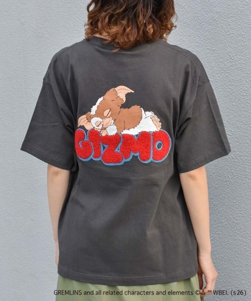 Bleu Bleuet(ブルーブルーエ)の「グレムリンサガラプリントTシャツ(Tシャツ/カットソー・レディース・ホワイト/ブラック/ピンク・L/M)」の7枚目の写真