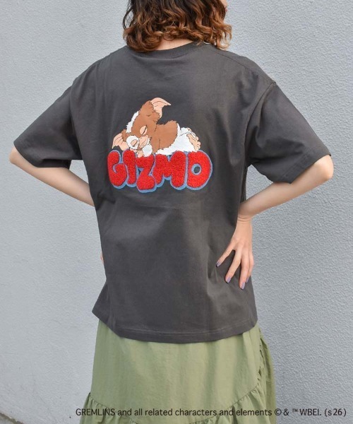 Bleu Bleuet(ブルーブルーエ)の「グレムリンサガラプリントTシャツ(Tシャツ/カットソー・レディース・ホワイト/ブラック/ピンク・L/M)」の8枚目の写真