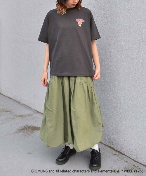 Bleu Bleuet(ブルーブルーエ)の「グレムリンサガラプリントTシャツ(Tシャツ/カットソー・レディース・ホワイト/ブラック/ピンク・L/M)」の9枚目の写真