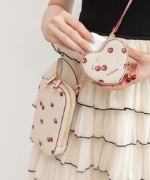 RANDA（ランダ）の「【Cherry＆Strawberry】ハートポーチ付き2WAYマルチショルダーバッグ（スマホグッズ）」