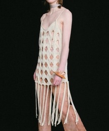 Interlaced Fringe Dress