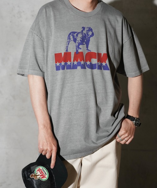 C.E.L.STORE(セルストア)の「MACK TRUCKS / マックトラックス MACK STAR LOGO SS TEE 企業ロゴ 半袖Tシャツ(Tシャツ/カットソー・メンズ・スミクロ・LARGE/X-LARGE)」の1枚目の写真
