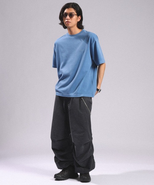 RAGEBLUE(レイジブルー)の「Pigment Tech One Point Stitch T-Shirt/ピグメント加工ダンボール刺繍Tシャツ(Tシャツ/カットソー・メンズ・ライトグリーン/ライトブルー/ホワイト/ダークグレー・LARGE/MEDIUM/SMALL)」の8枚目の写真