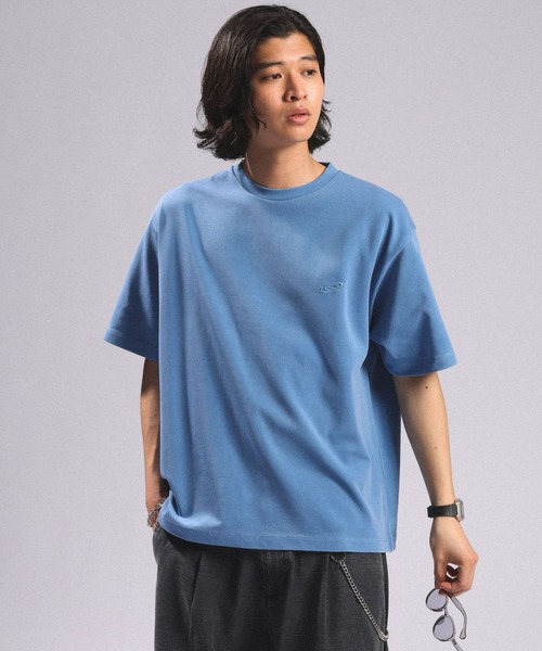 RAGEBLUE(レイジブルー)の「Pigment Tech One Point Stitch T-Shirt/ピグメント加工ダンボール刺繍Tシャツ(Tシャツ/カットソー・メンズ・ライトグリーン/ライトブルー/ホワイト/ダークグレー・LARGE/MEDIUM/SMALL)」の11枚目の写真