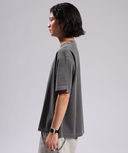 RAGEBLUE(レイジブルー)の「Pigment Tech One Point Stitch T-Shirt/ピグメント加工ダンボール刺繍Tシャツ(Tシャツ/カットソー・メンズ・ライトグリーン/ライトブルー/ホワイト/ダークグレー・LARGE/MEDIUM/SMALL)」の12枚目の写真