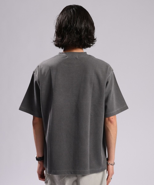 RAGEBLUE(レイジブルー)の「Pigment Tech One Point Stitch T-Shirt/ピグメント加工ダンボール刺繍Tシャツ(Tシャツ/カットソー・メンズ・ライトグリーン/ライトブルー/ホワイト/ダークグレー・LARGE/MEDIUM/SMALL)」の13枚目の写真